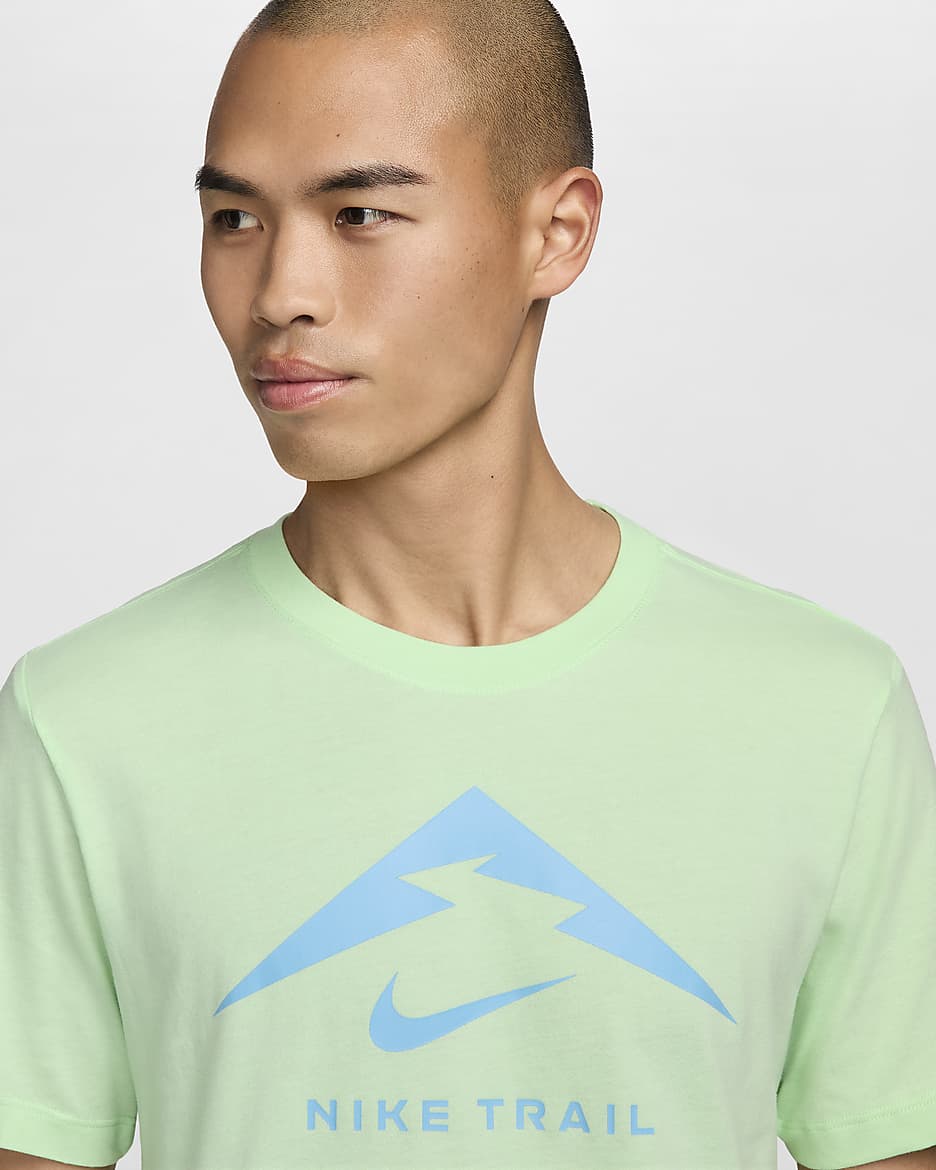 Nike Dri-FIT Men's Trail Running T-Shirt - Vapor Green