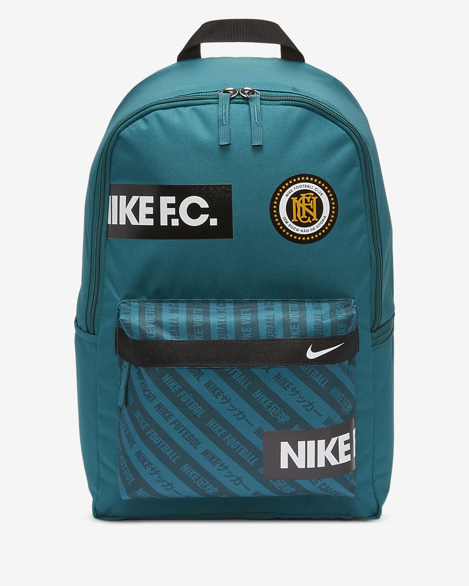 Nike F.C. Soccer Backpack - Geode Teal/Black/White