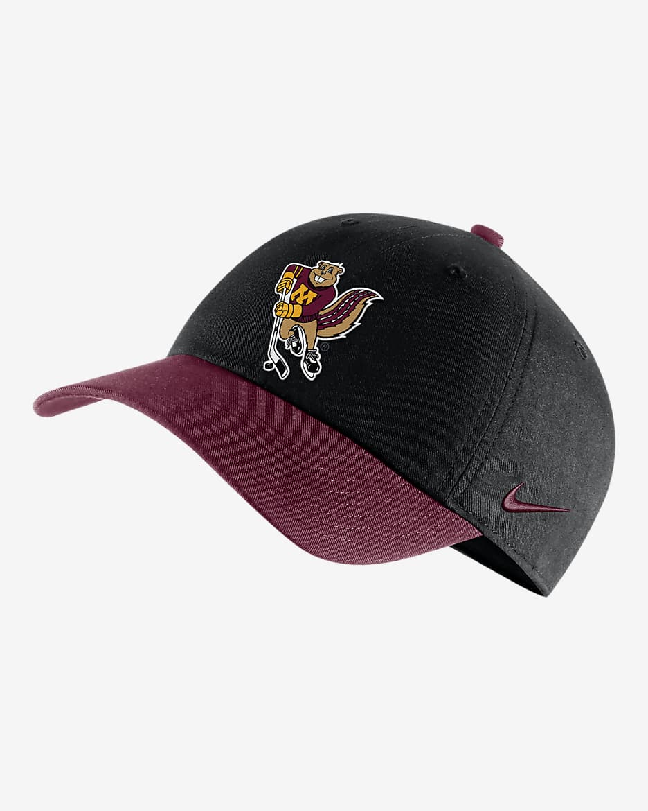 Minnesota Heritage86 Nike College Hockey Hat - Black