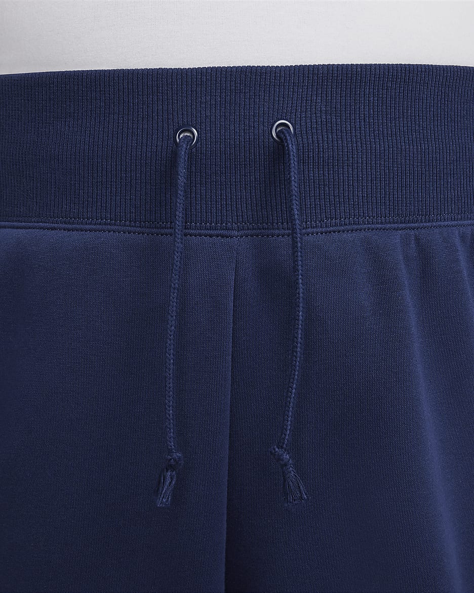 Nike Sportswear Phoenix Fleece Women's High-Waisted Oversized Sweatpants (Plus Size) - Midnight Navy/Black