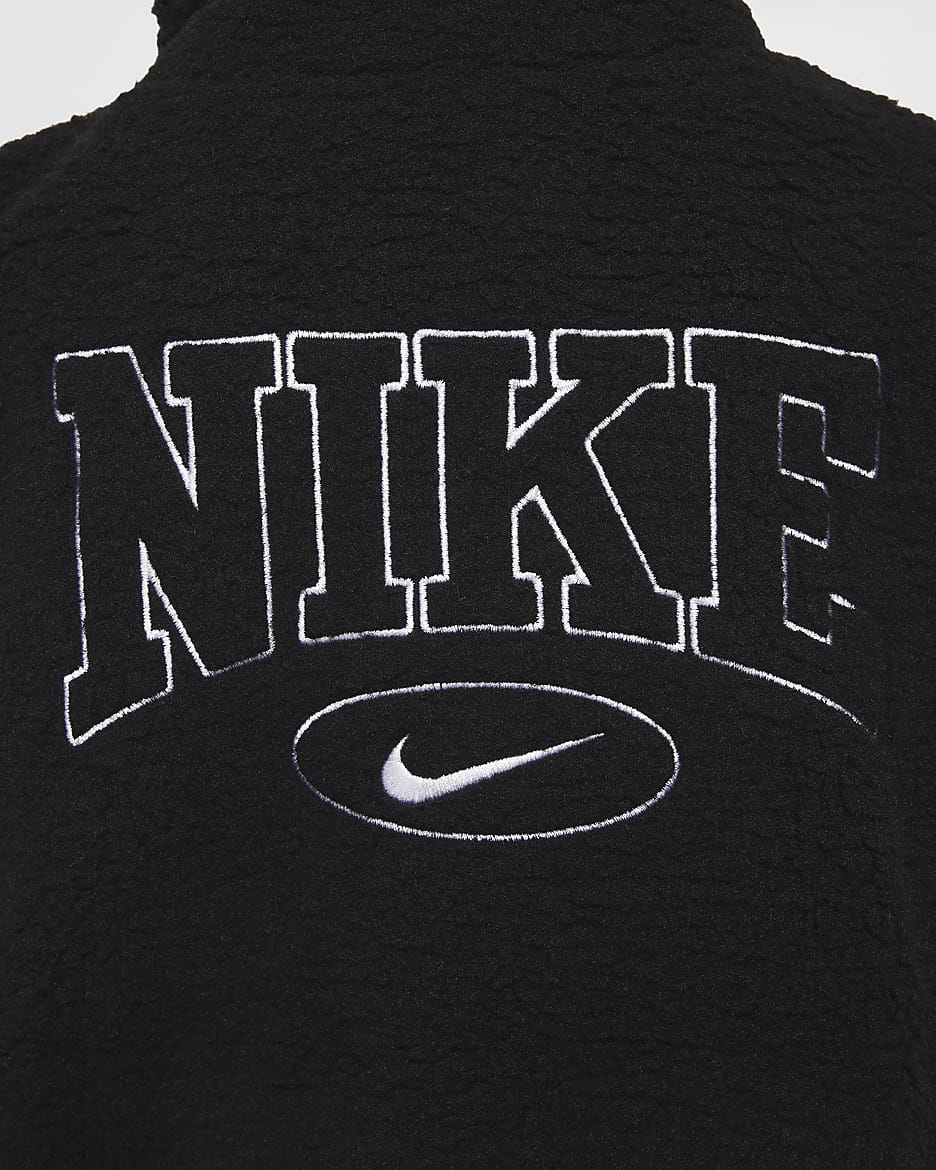 Nike Little Kids' High-Pile Jacket - Black