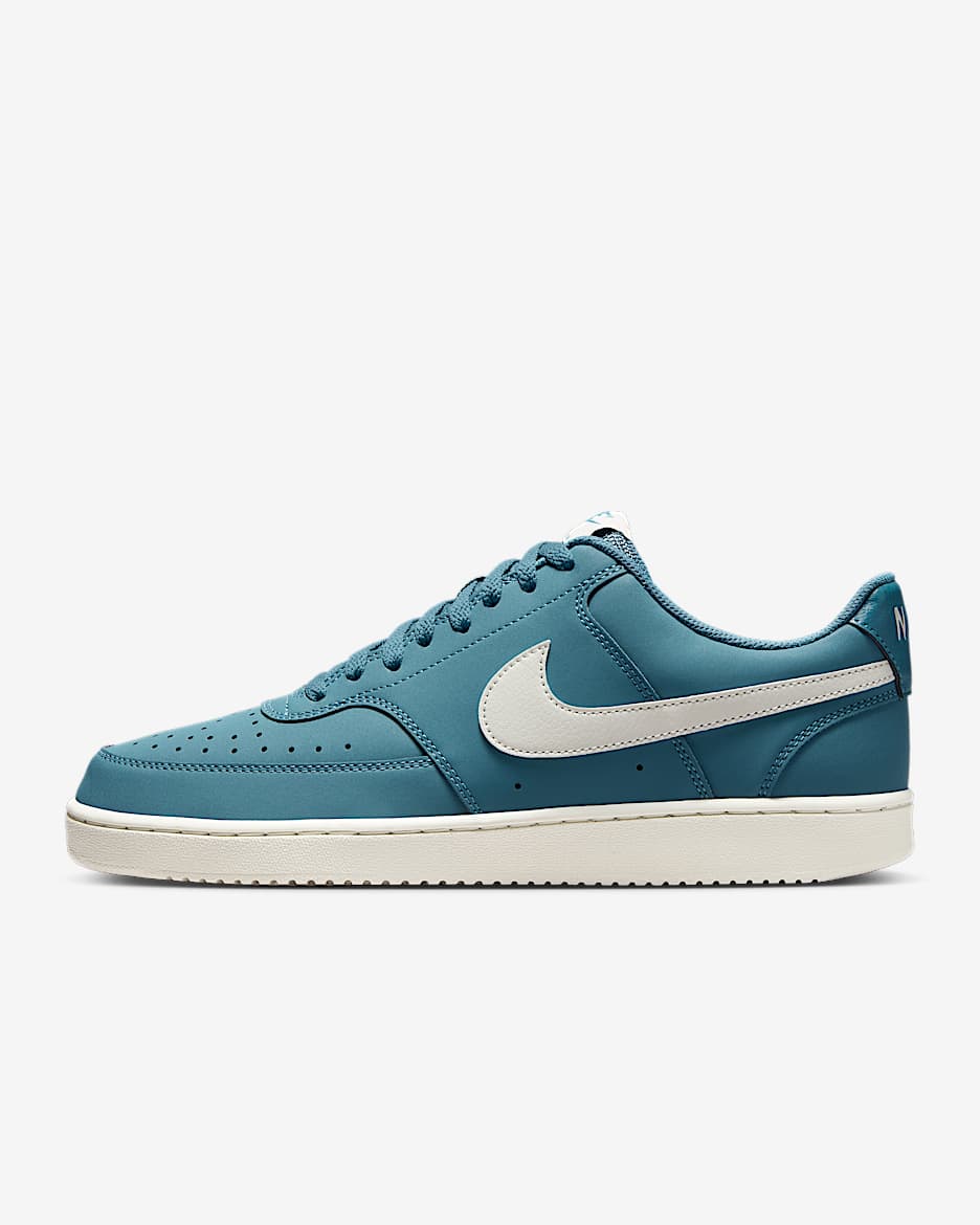 Nike Court Vision Low Premium Men's Shoes - Smokey Blue/Sail