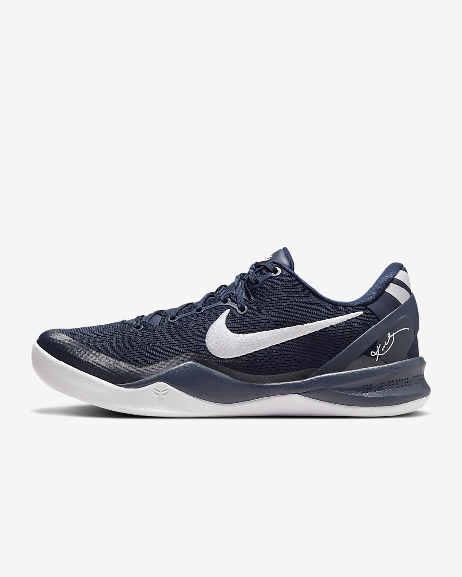 รองเท้าบาสเก็ตบอล Kobe VIII Protro - College Navy/College Navy/ขาว