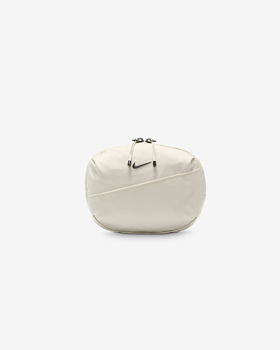 Taška Nike Aura přes rameno (2 l) - Light Bone/Light Bone/Černá