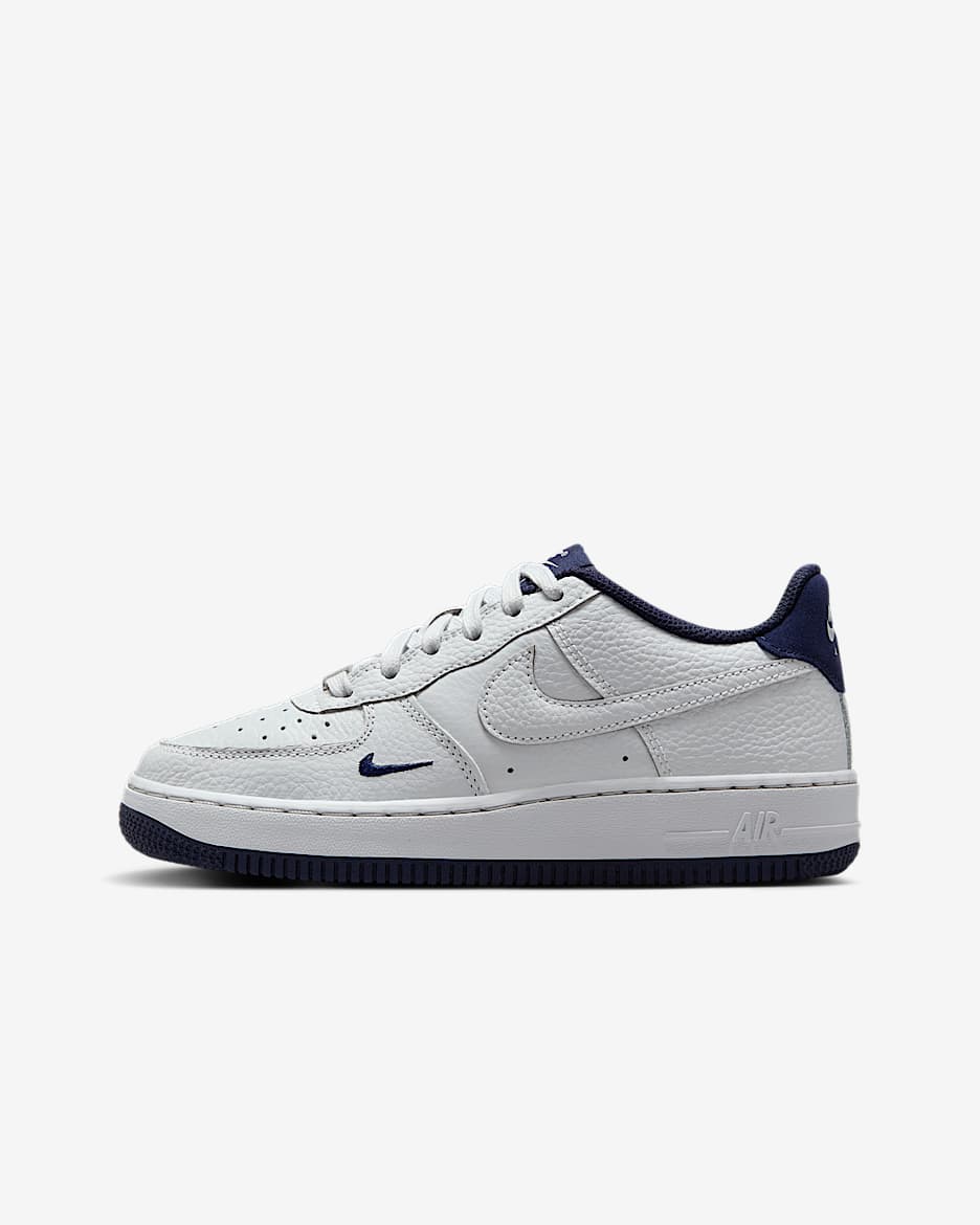 Nike Air Force 1 LV8 Older Kids' Shoes - Photon Dust/Obsidian/Photon Dust