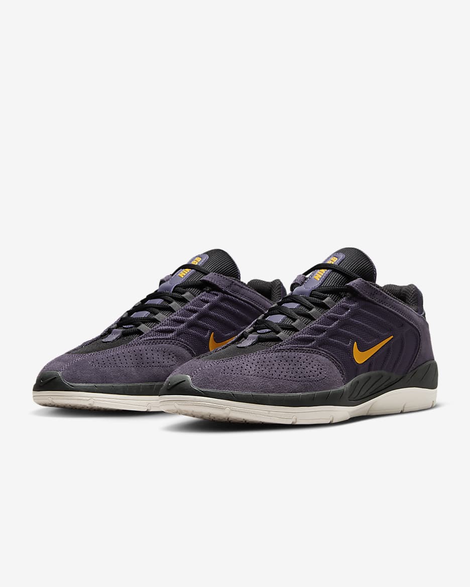 Chaussures Nike SB Vertebrae pour homme - Dark Raisin/Noir/Concord/University Gold