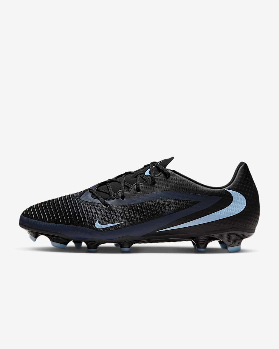 Nike Phantom 6 Low Academy Multi-Ground Football Boot - Black/Black