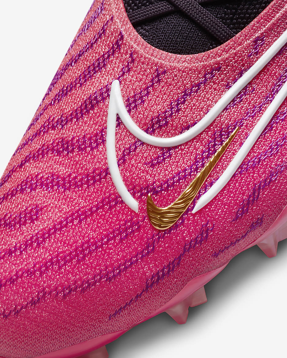 Nike Phantom GX Elite Firm-Ground Low-Top Football Boot - Hyper Pink/White