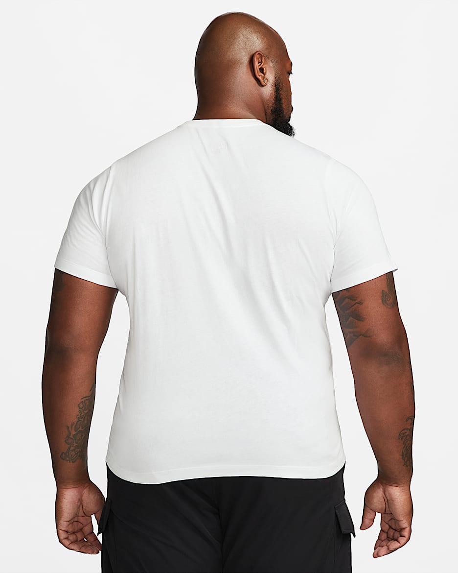 Nike Men's Trophy Graphic Crewneck Cotton T-Shirt, White, XL