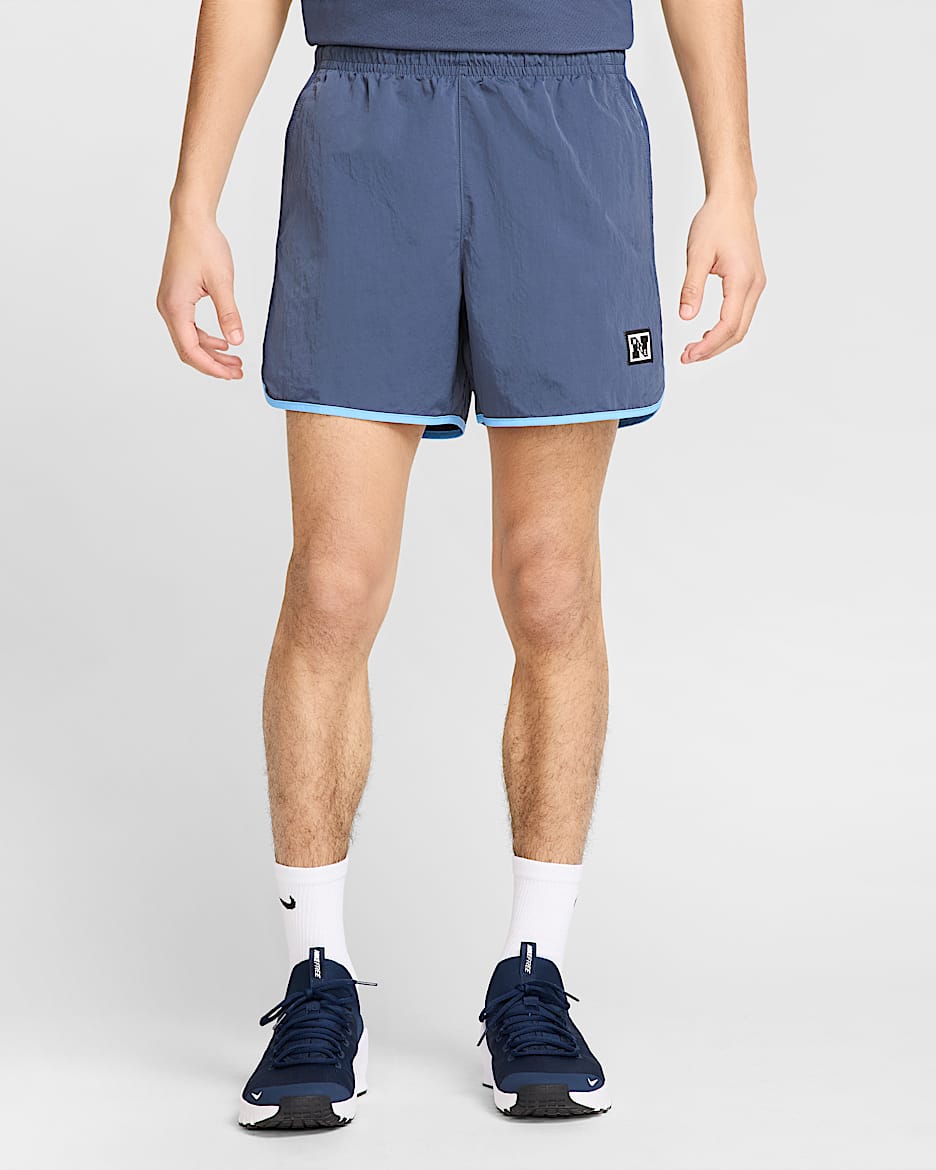 Nike Gym Heritage Men's Dri-FIT 12.5cm (approx.) Unlined Training Shorts - Thunder Blue/University Blue/Thunder Blue