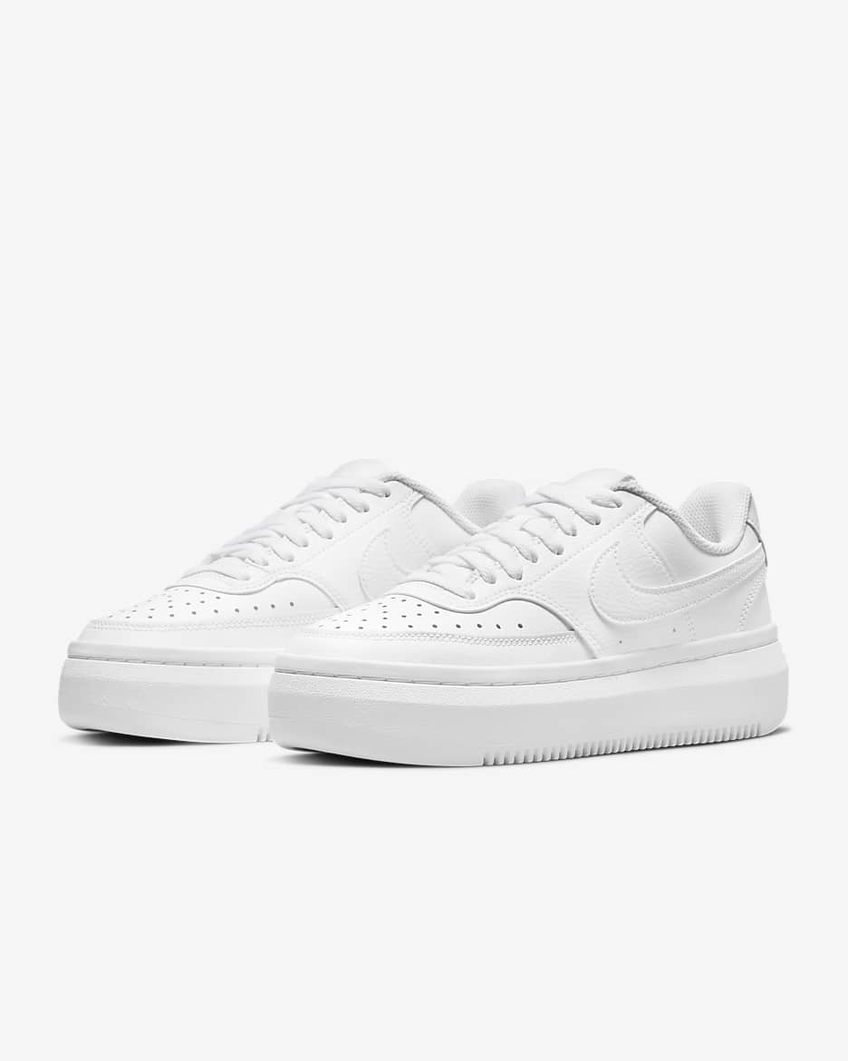 Nike Court Vision Alta Women's Shoes - White/White/White
