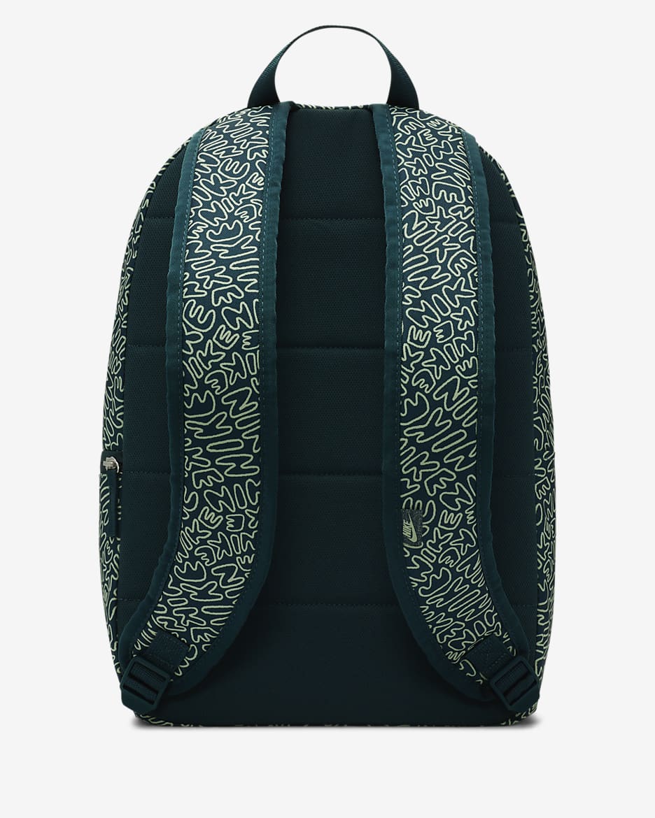 Nike Heritage Backpack (25L) - Deep Jungle/Honeydew/Honeydew