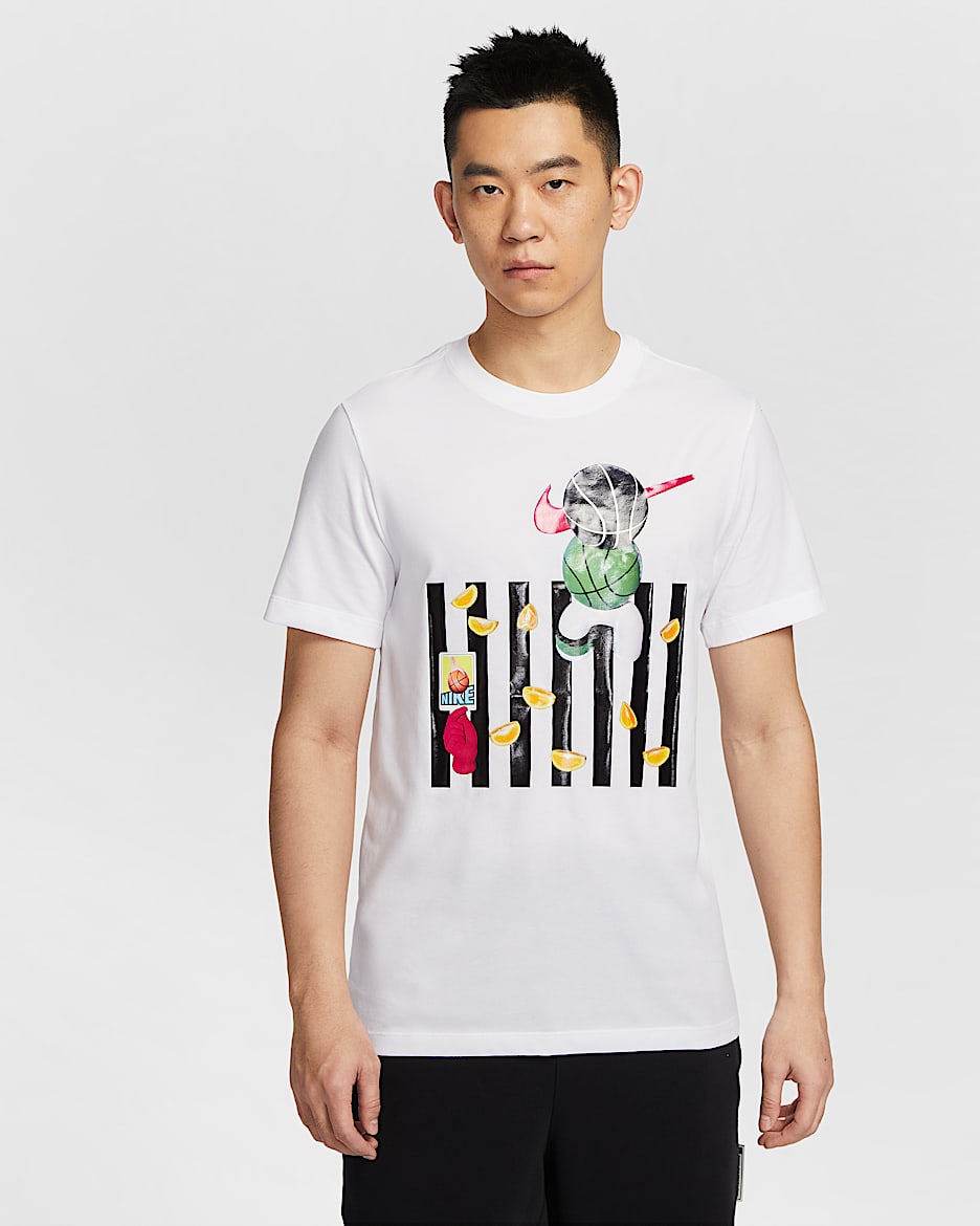 Nike Men's Dri-FIT Basketball T-Shirt - White