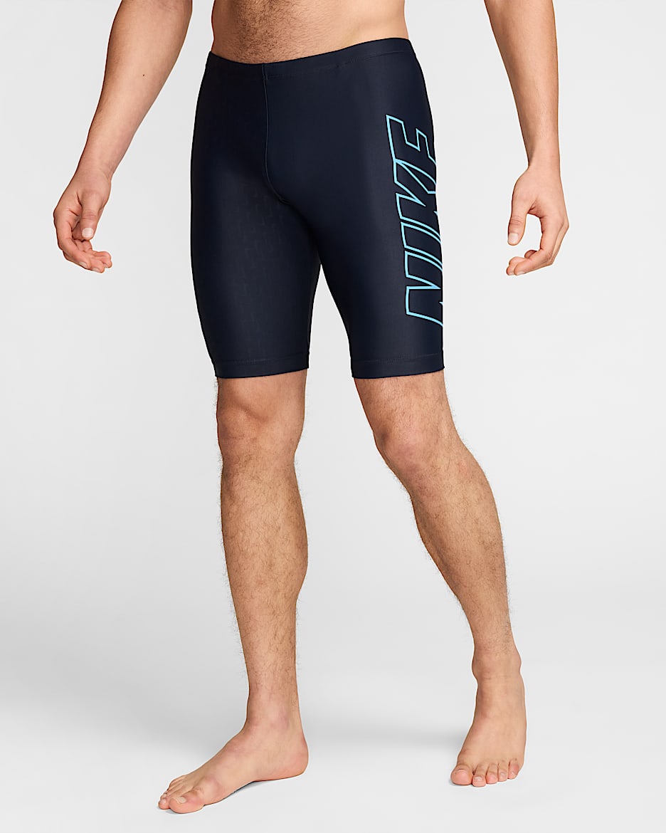 Jammer para hombre Nike Swim - Obsidiana oscuro/Azul universitario/Azul universitario