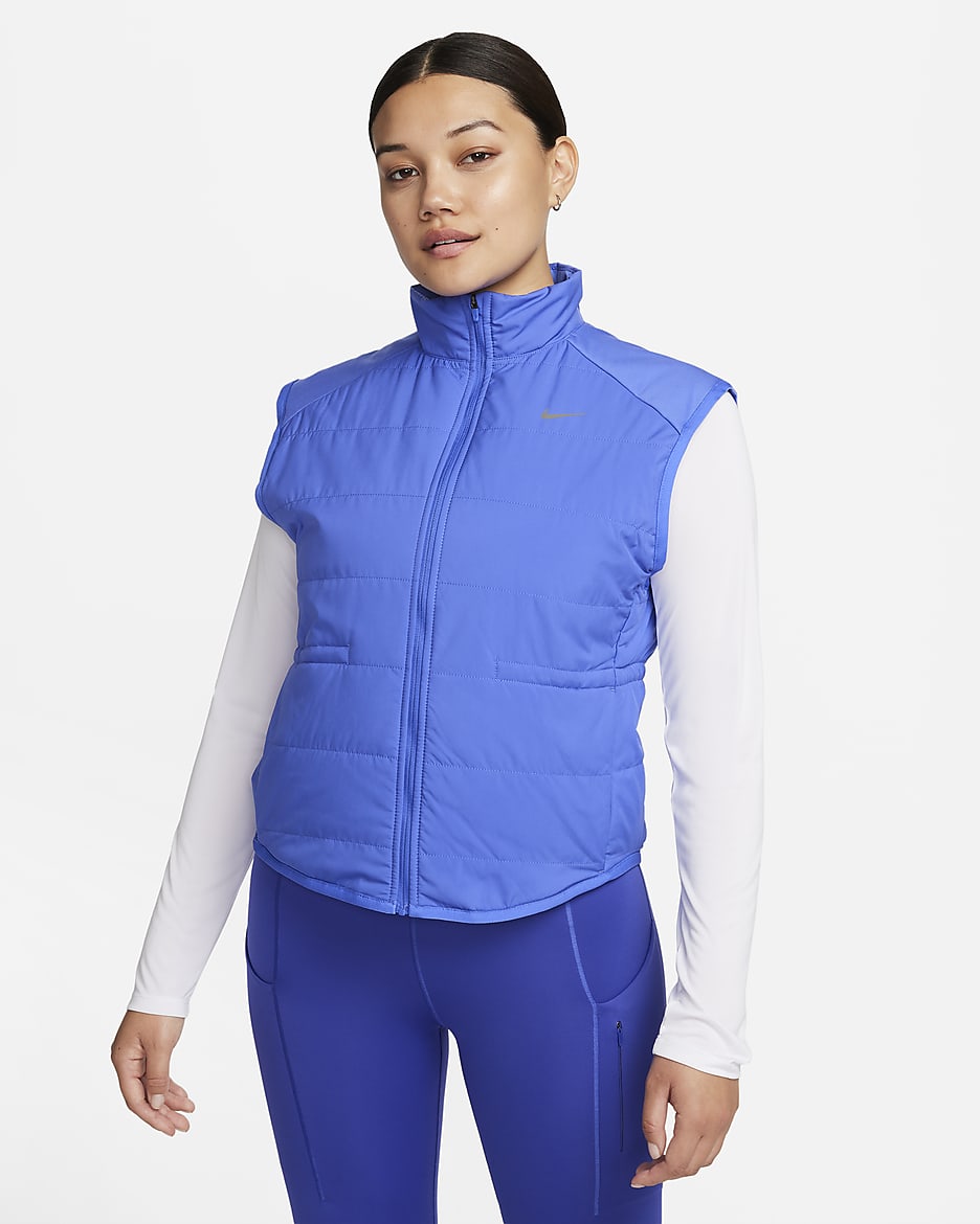 Nike Therma-FIT Swift Hardloopbodywarmer voor dames - Blue Joy