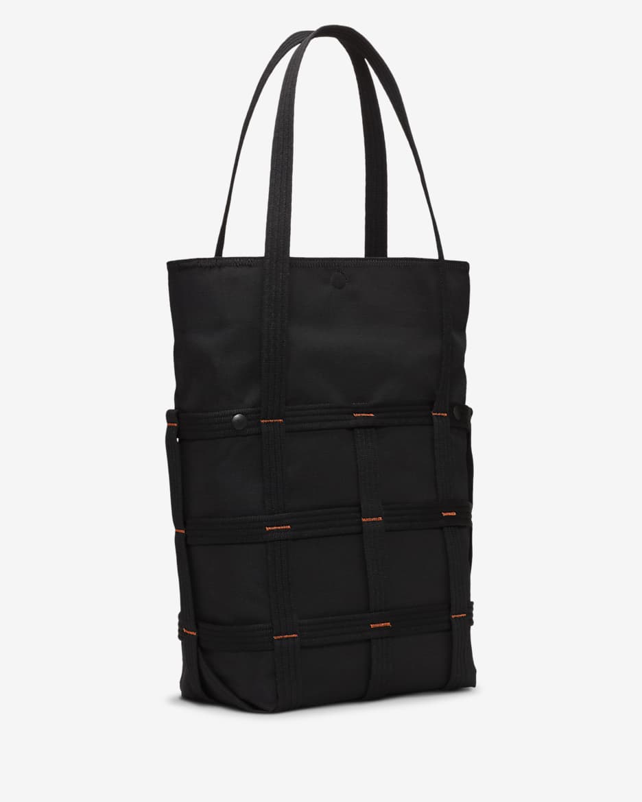 Borsa tote cargo Nike Sportswear (12 l) - Nero/Nero/Arancione