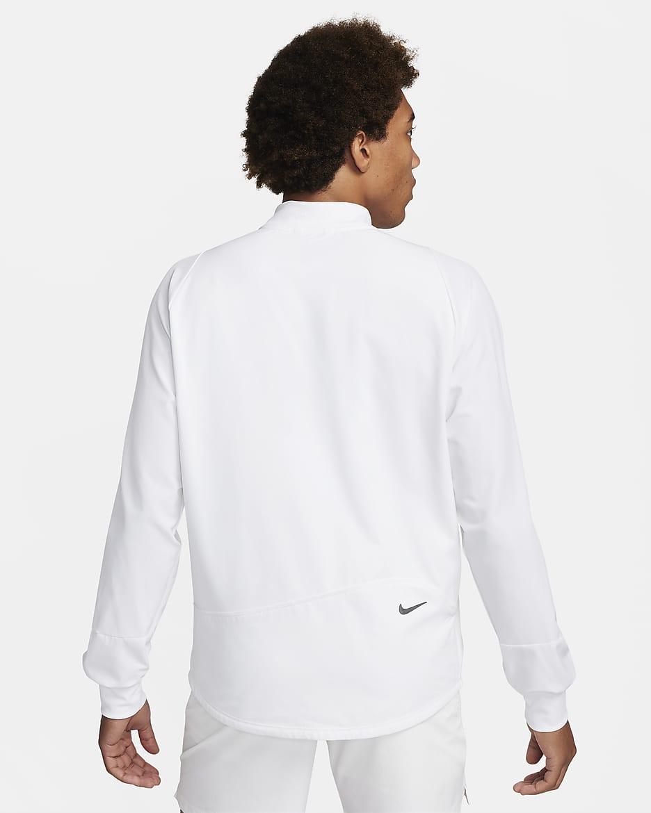 Veste de tennis Dri-FIT NikeCourt Advantage pour homme - Blanc/Noir