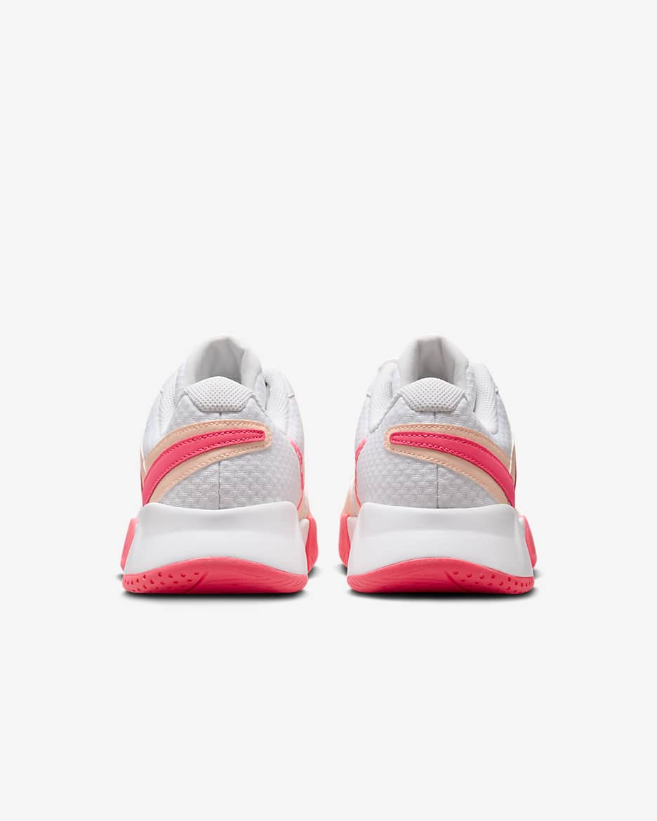 NikeCourt Lite 4 Women's Tennis Shoes - White/Crimson Tint/Aster Pink/Hot Punch