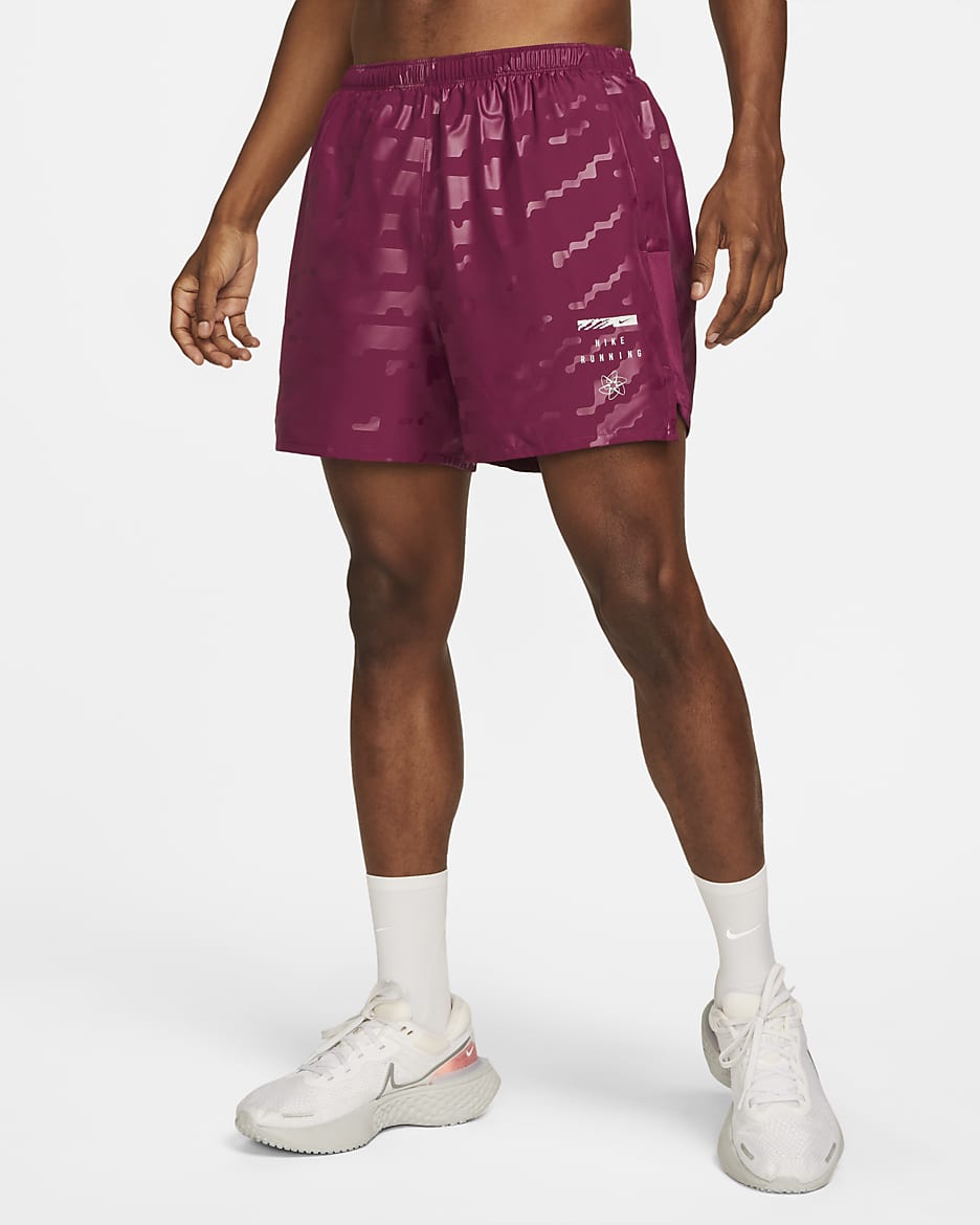 Shorts de running con ropa interior para hombre Nike Dri-FIT Run Division Challenge - Sangría