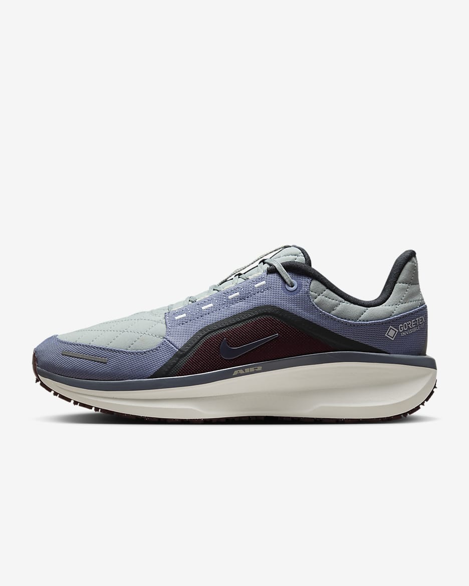 Nike Winflo 11 GORE-TEX Men's Waterproof Road Running Shoes - Light Pumice/Dark Smoke Grey/Burgundy Crush/Ashen Slate