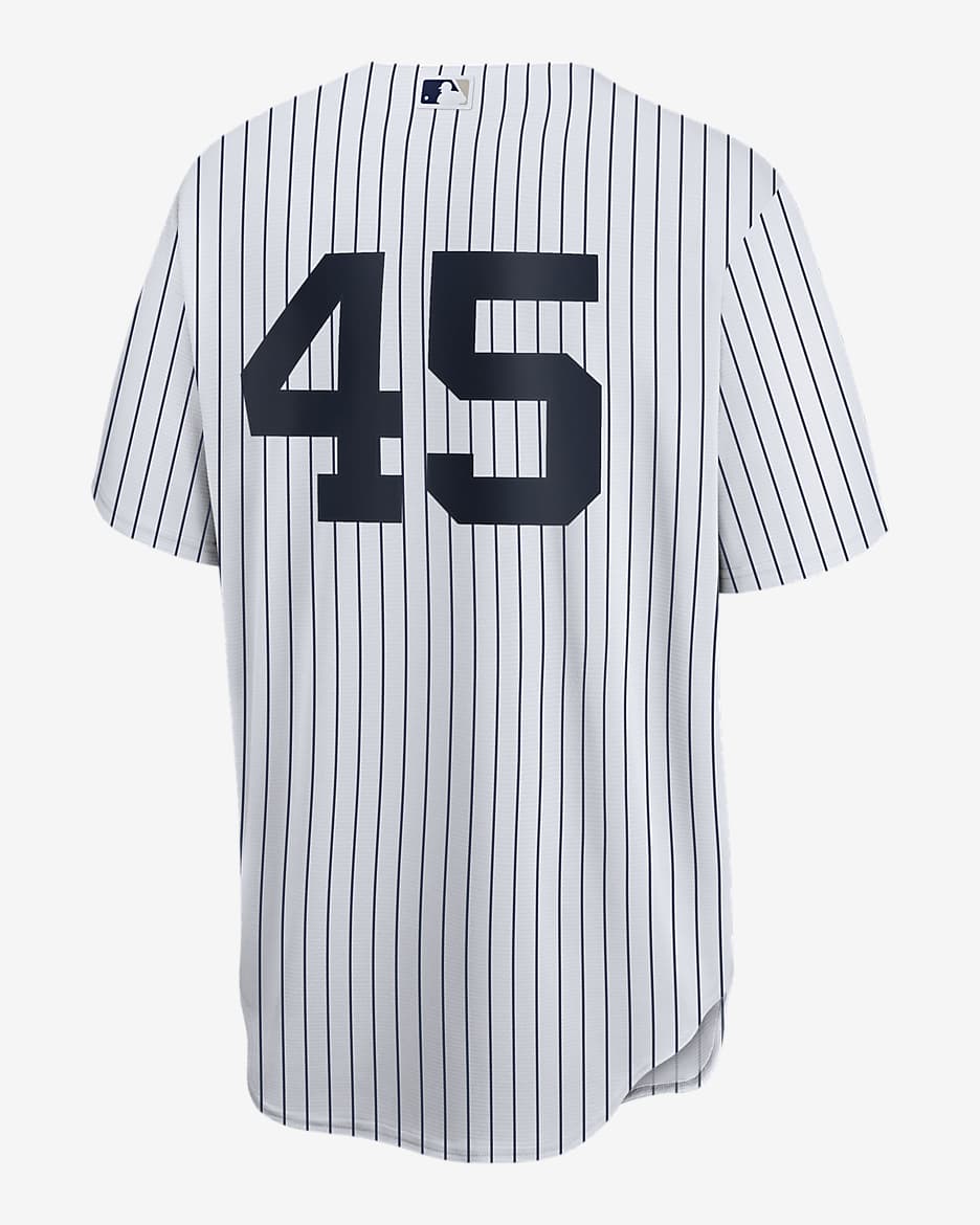 Jersey de béisbol Replica para hombre MLB New York Yankees (Gerrit Cole) - Blanco