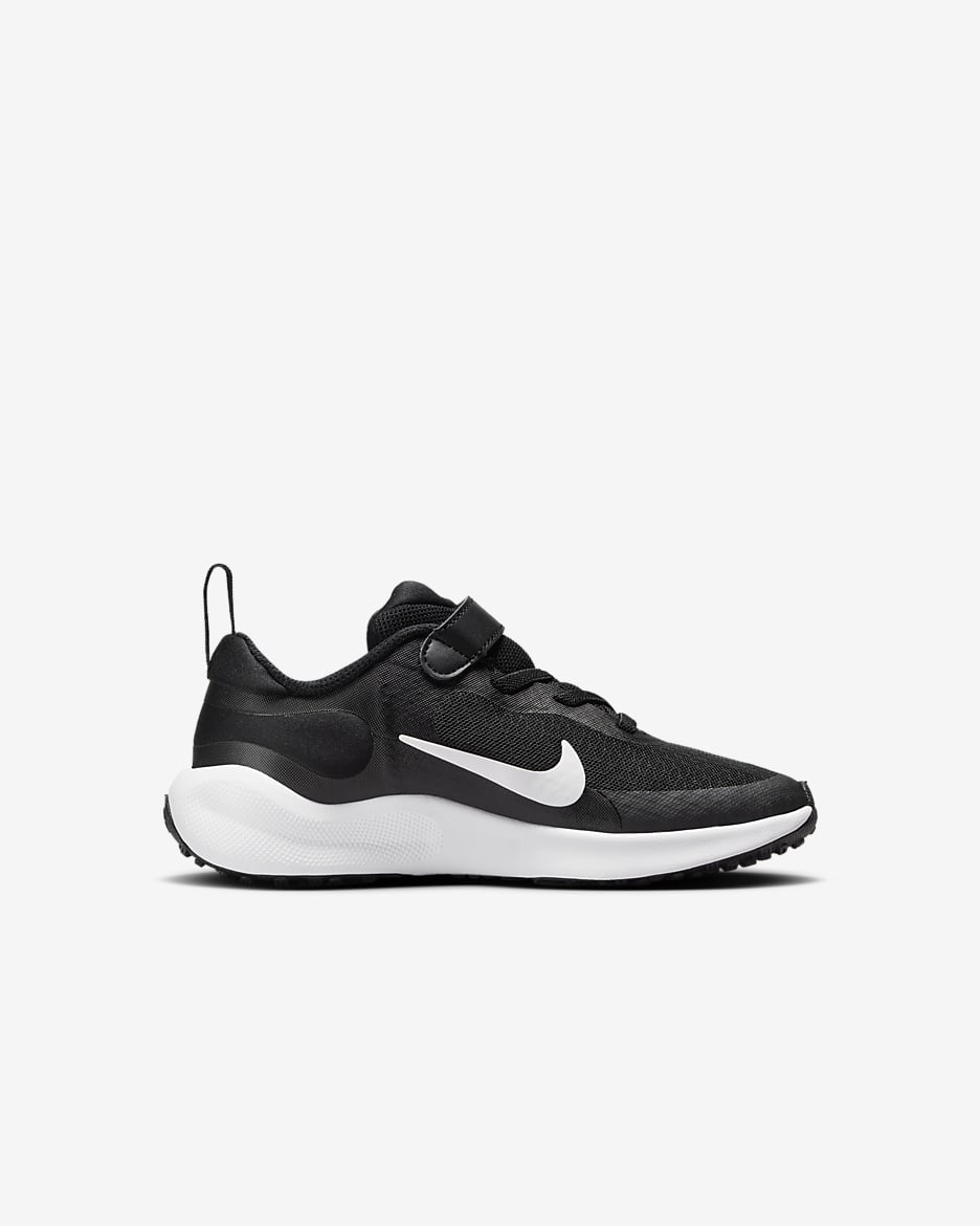 Nike Revolution 7 Schuh für jüngere Kinder - Schwarz/Weiß/Weiß