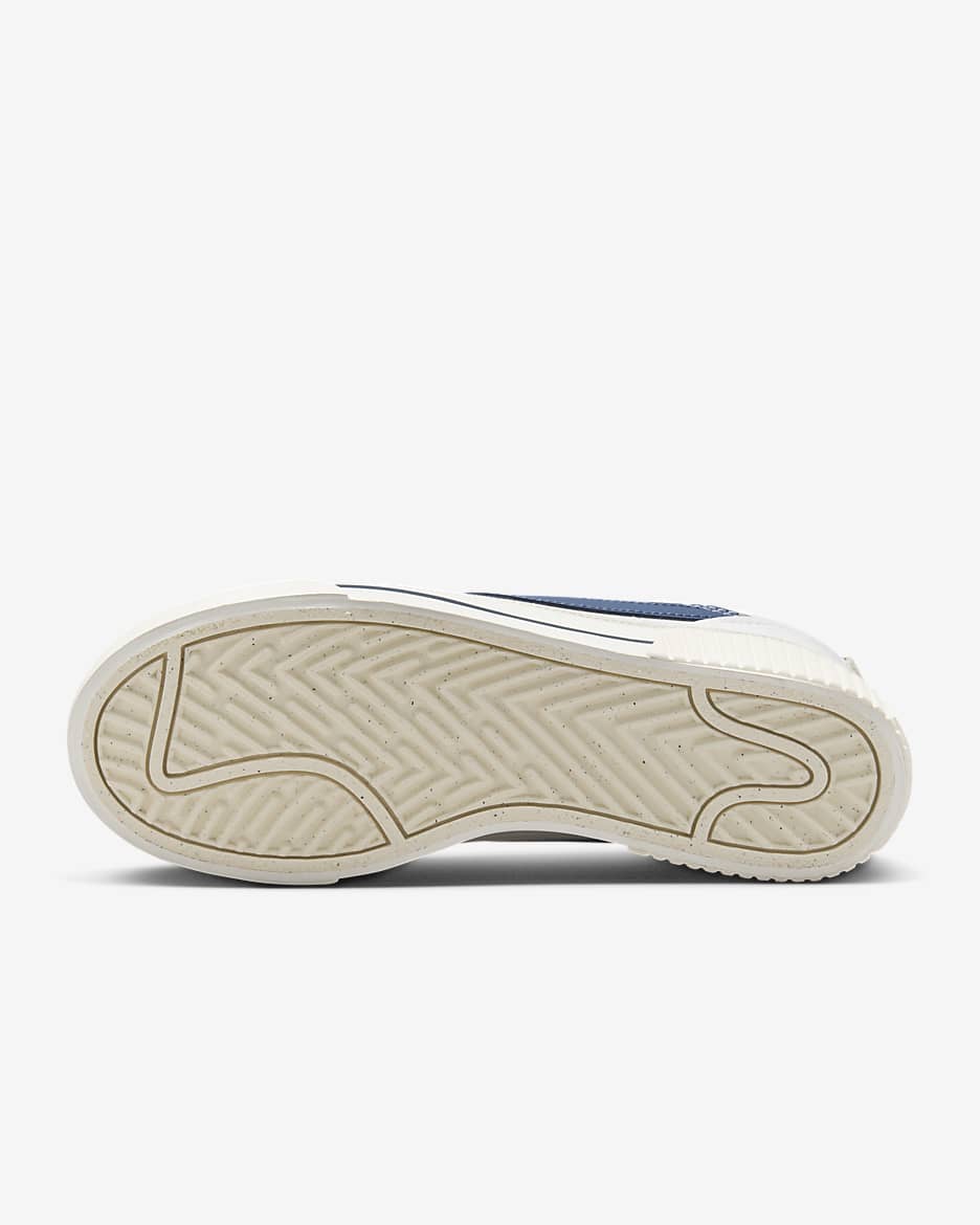 Calzado para mujer Nike Court Legacy Lift - Blanco/Marrón verdoso claro/Vela/Azul difuso