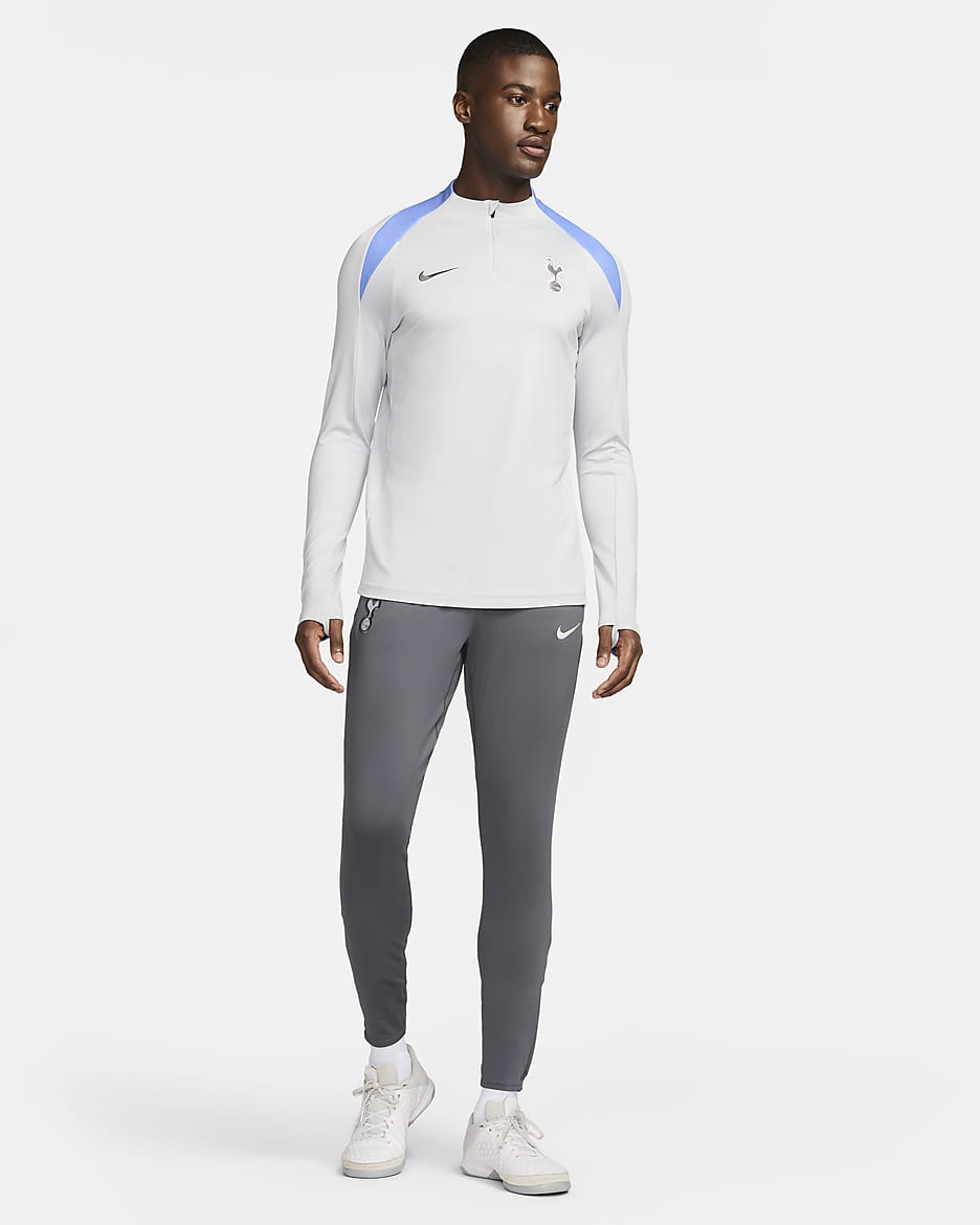 Męska treningowa koszulka piłkarska Nike Dri-FIT Tottenham Hotspur Strike - Grey Fog/Grey Fog/Polar/Dark Grey