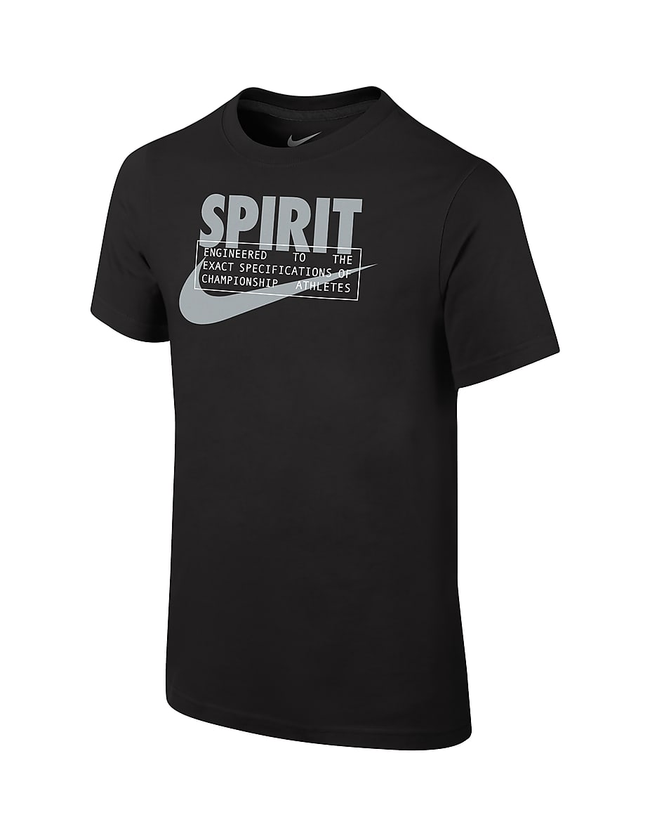 Washington Spirit Big Kids' (Boys') Nike Soccer T-Shirt - Black