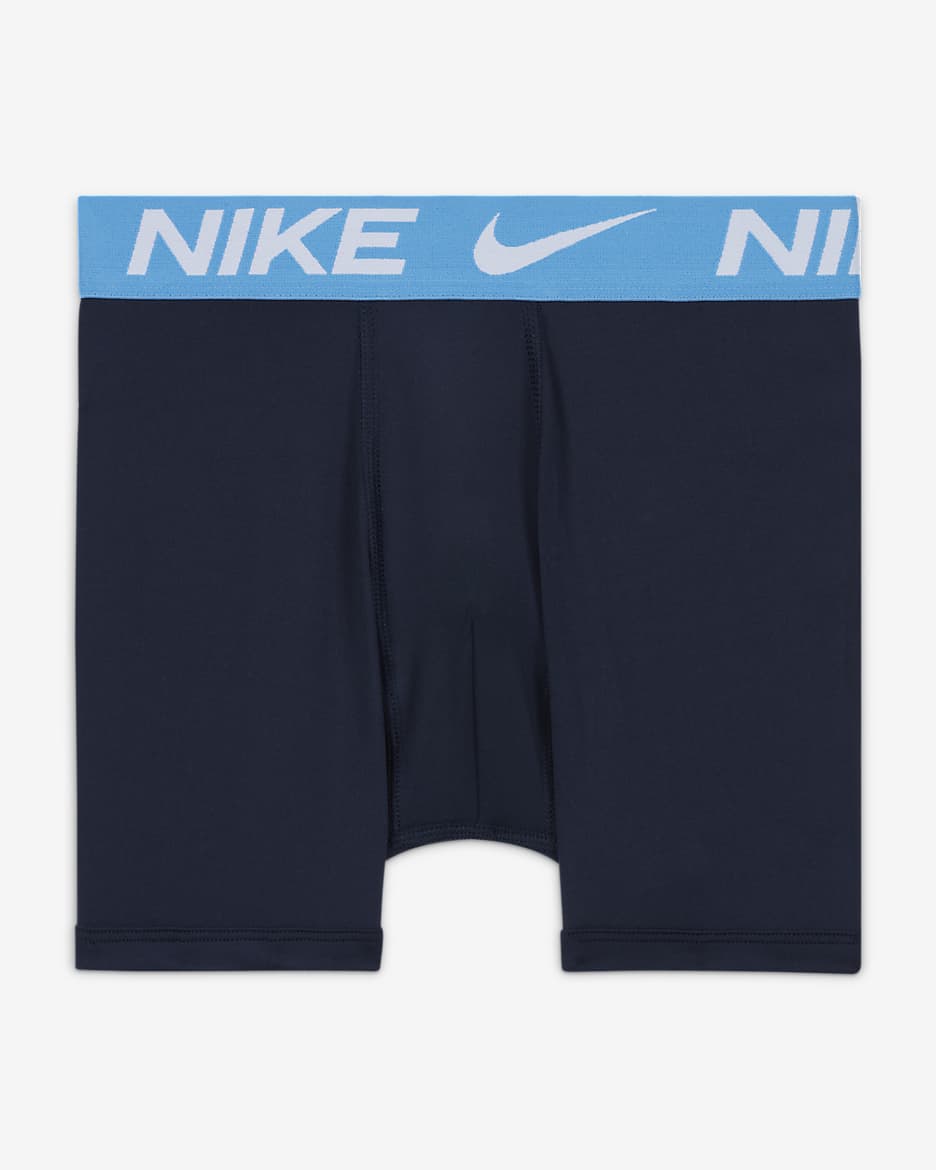 Nike Dri-FIT Essentials Big Kids' Printed Boxer Briefs (3-Pack)