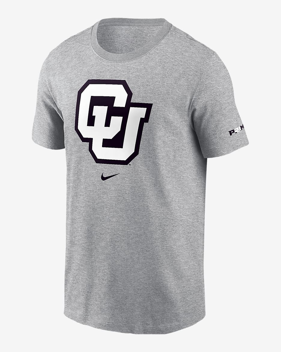 Playera de fútbol americano Nike College para hombre Deion Sanders "P21ME" - Gris oscuro jaspeado
