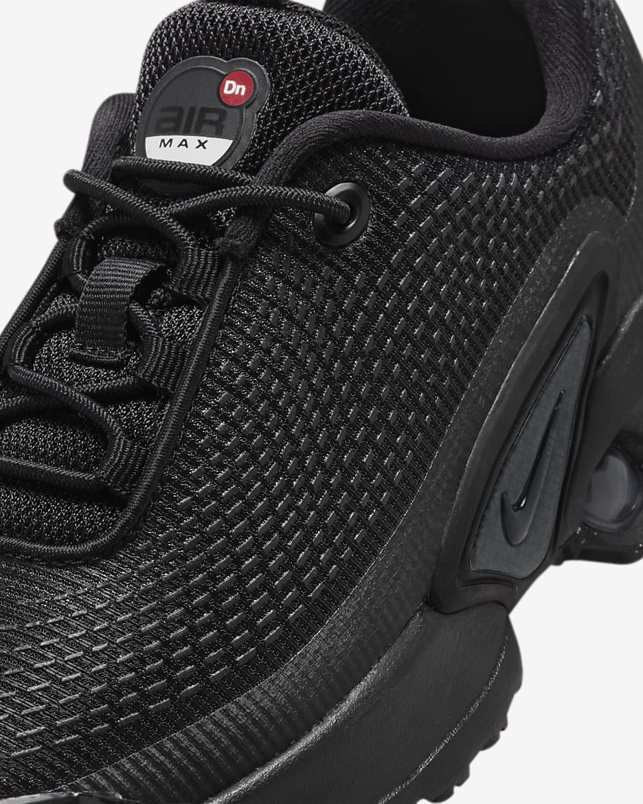 Sapatilhas Nike Air Max Dn para criança - Preto/Preto/Cinzento-escuro metalizado/Preto