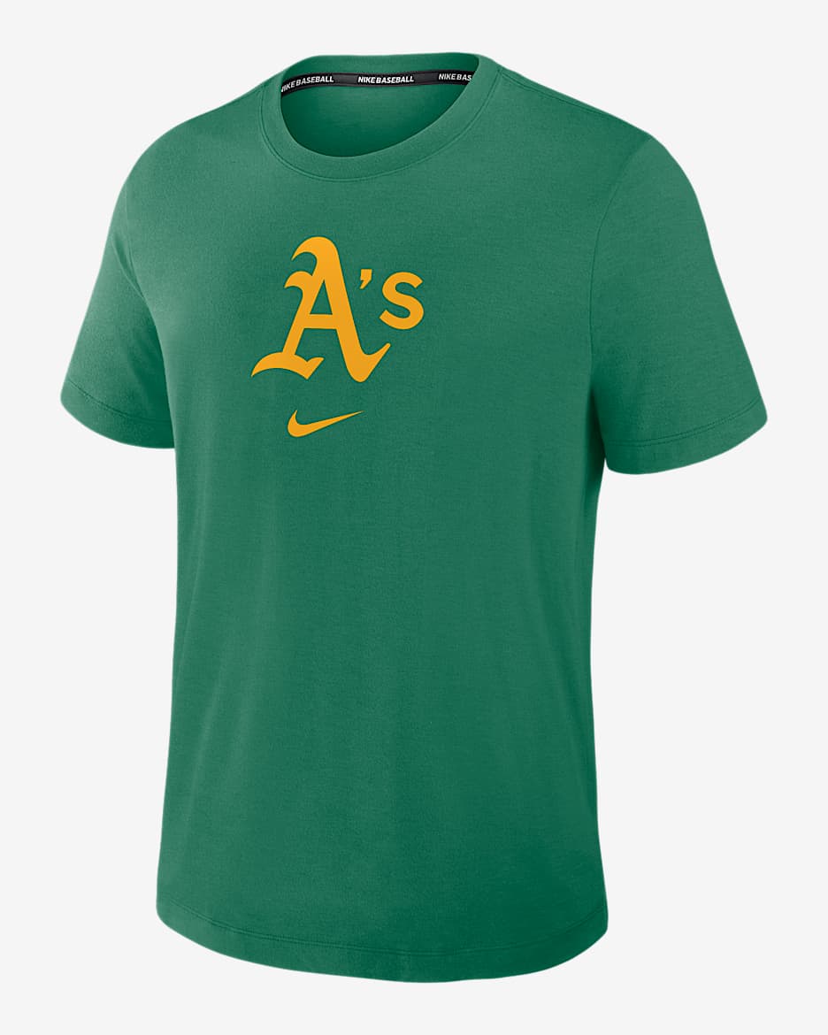 Athletics Authentic Collection Early Work Men's Nike Dri-FIT MLB T-Shirt - Green