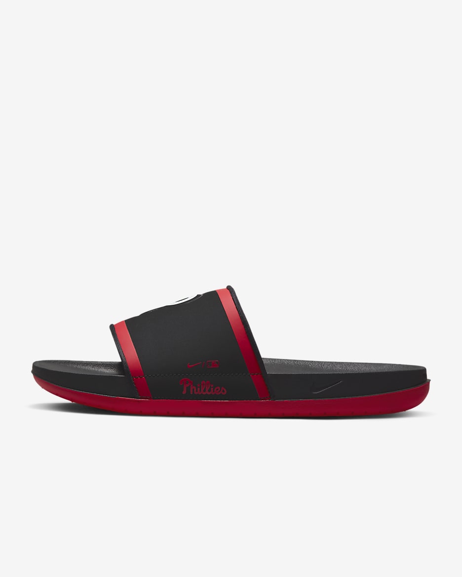 Nike Offcourt (MLB Philadelphia Phillies) Slide - Black/Sport Red/White