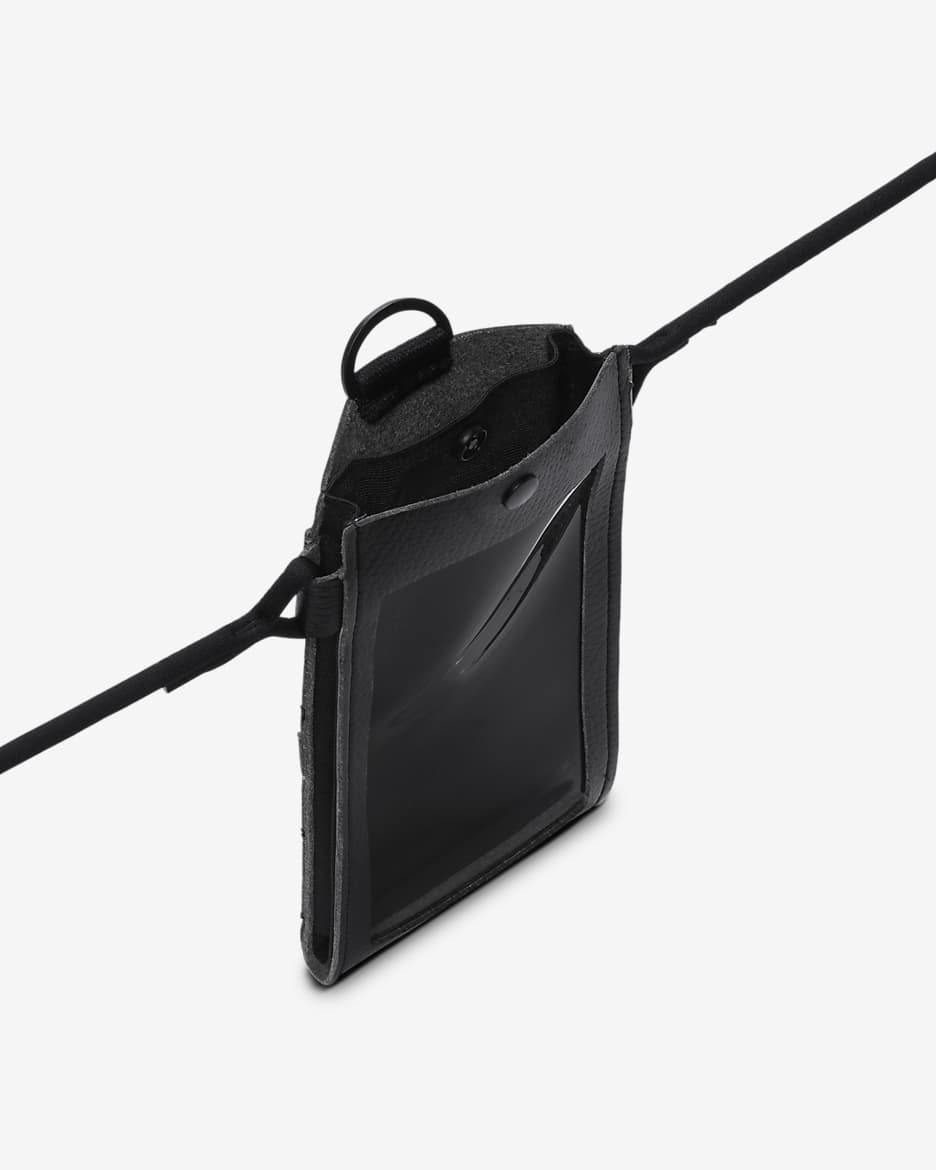 Nike Premium Phone Cross-Body Bag - Black/Black/White