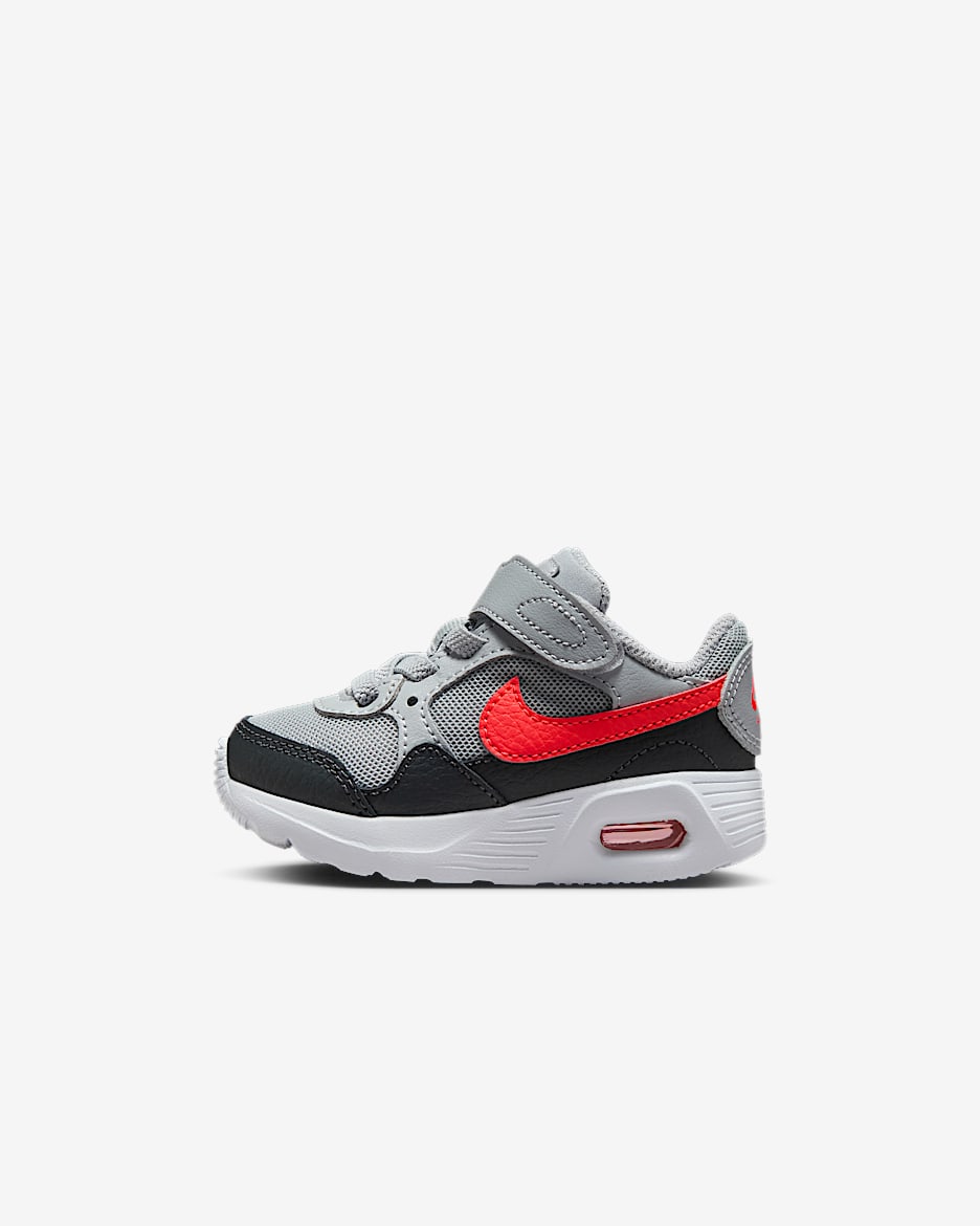 Nike Air Max SC Baby/Toddler Shoes - Wolf Grey/Anthracite/White/Bright Crimson