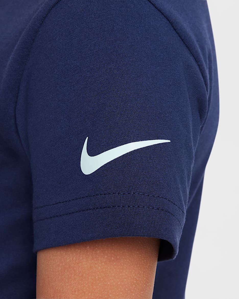 Nike Boxy Snowball T-shirt voor peuters - Midnight Navy