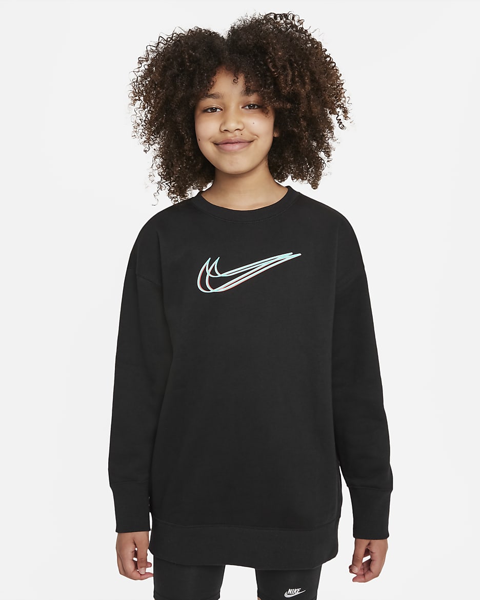 Nike Sportswear Big Kids' (Girls') Dance Sweatshirt - Black