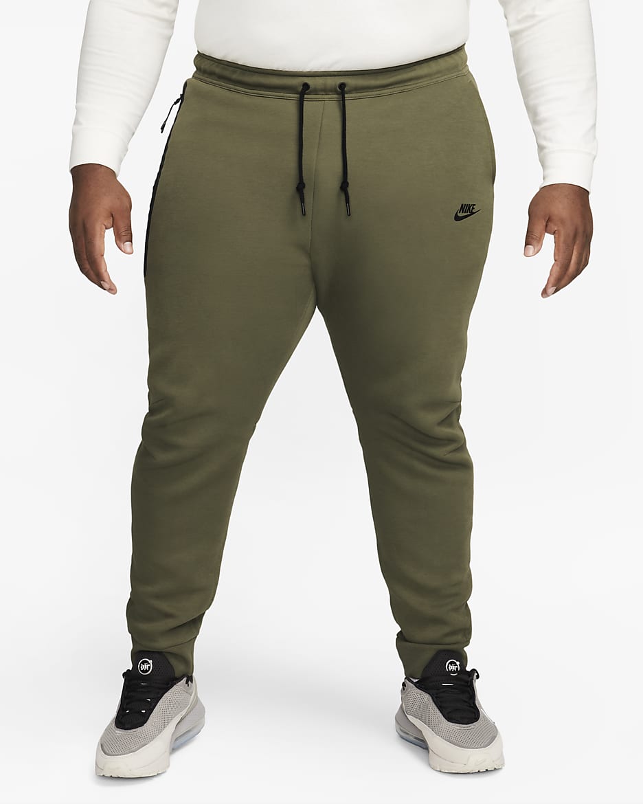 Nike Sportswear Tech Fleece Joggers - Home - Medium Olive/Negre