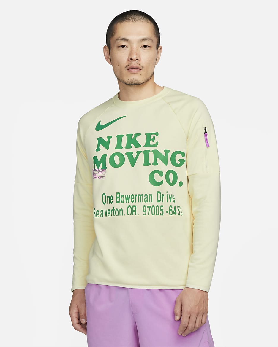 ナイキ Dri-FIT メンズ ロングスリーブ フィットネストップ - ココナッツミルク