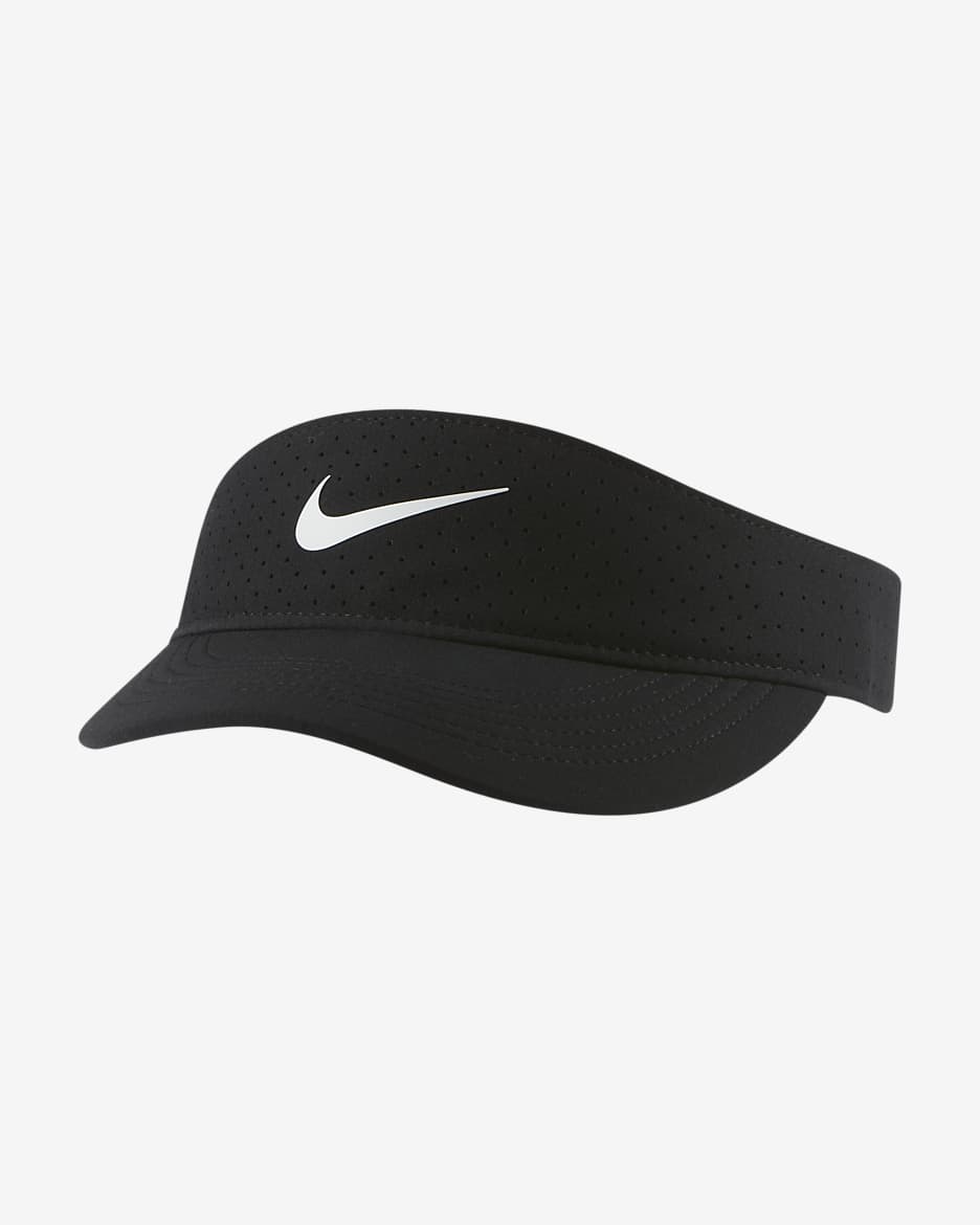 NikeCourt Advantage Women's Tennis Visor - Black/White