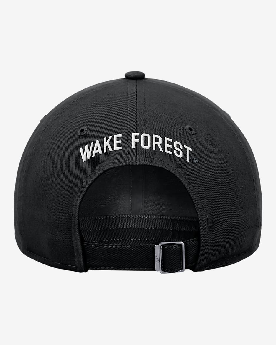 Gorra universitaria Nike Wake Forest - Negro