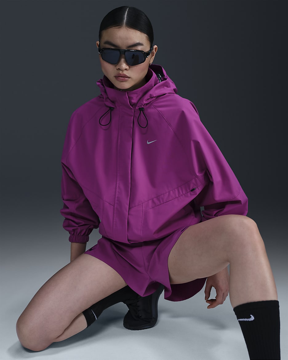 Nike Storm-FIT Swift Women's Running Jacket - Hot Fuchsia/Black
