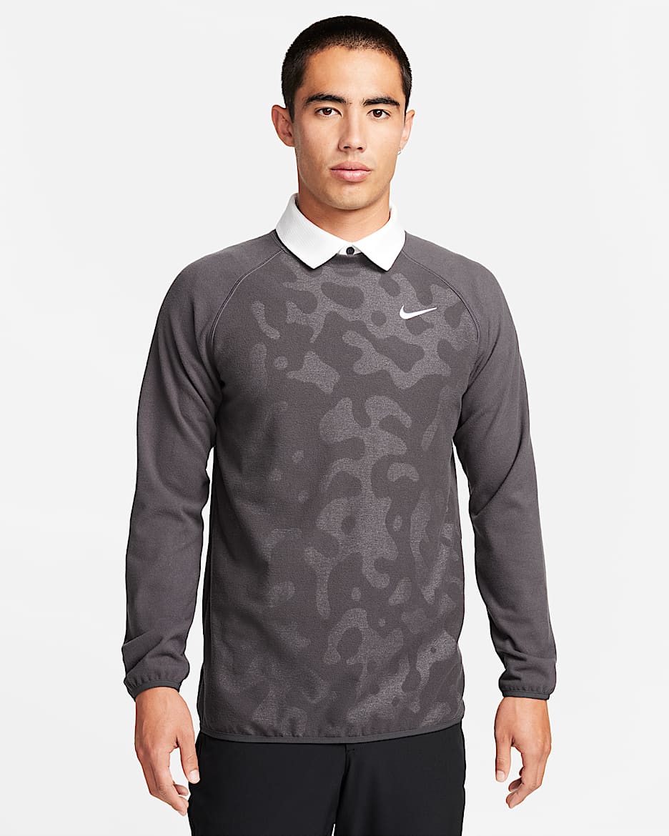 ナイキ Dri-FIT メンズ ゴルフクルー - アンスラサイト/ホワイト
