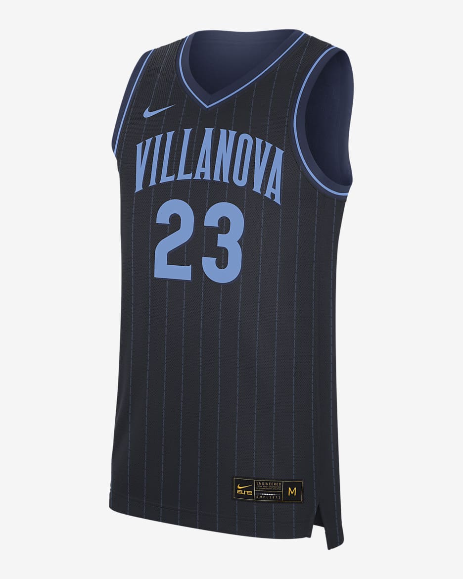 Jersey de básquetbol Replica para hombre Nike College Dri-FIT (Villanova) - Azul marino místico/Azul campo de juego/Azul valor