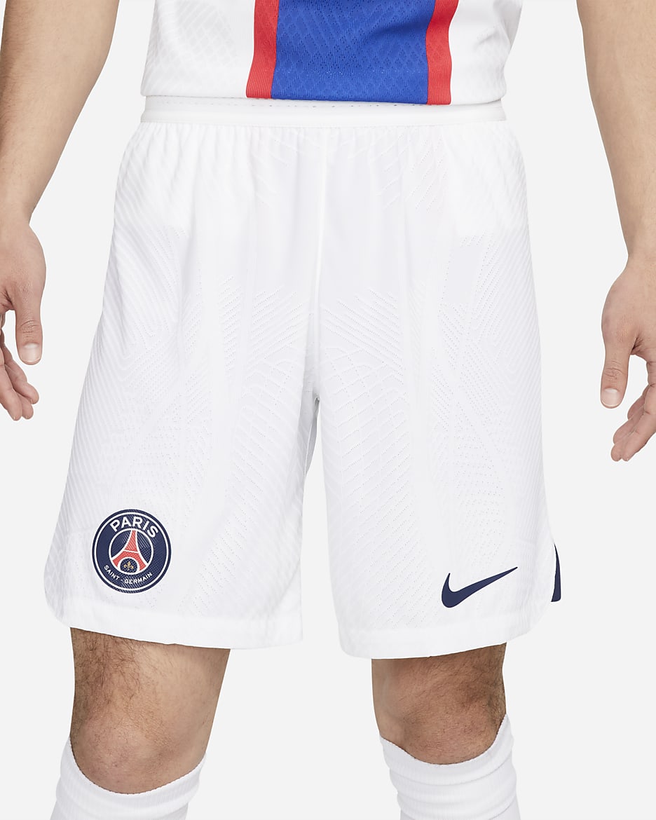 Shorts de fútbol Nike Dri-FIT ADV del Paris Saint-Germain local/visitante 2023/24 Match para hombre - Blanco/Azul marino medianoche/Azul marino medianoche