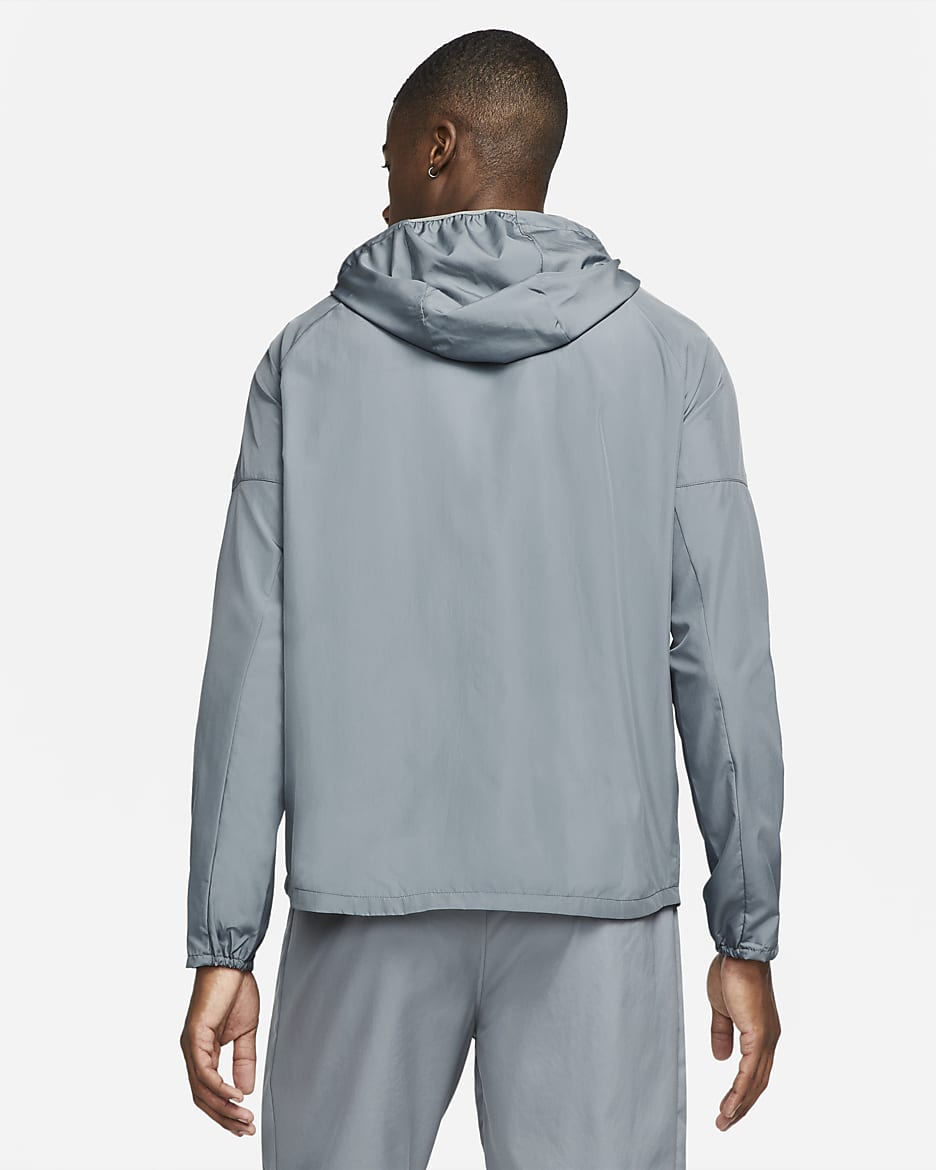 Nike Miler Repel-Laufjacke für Herren - Smoke Grey/Smoke Grey