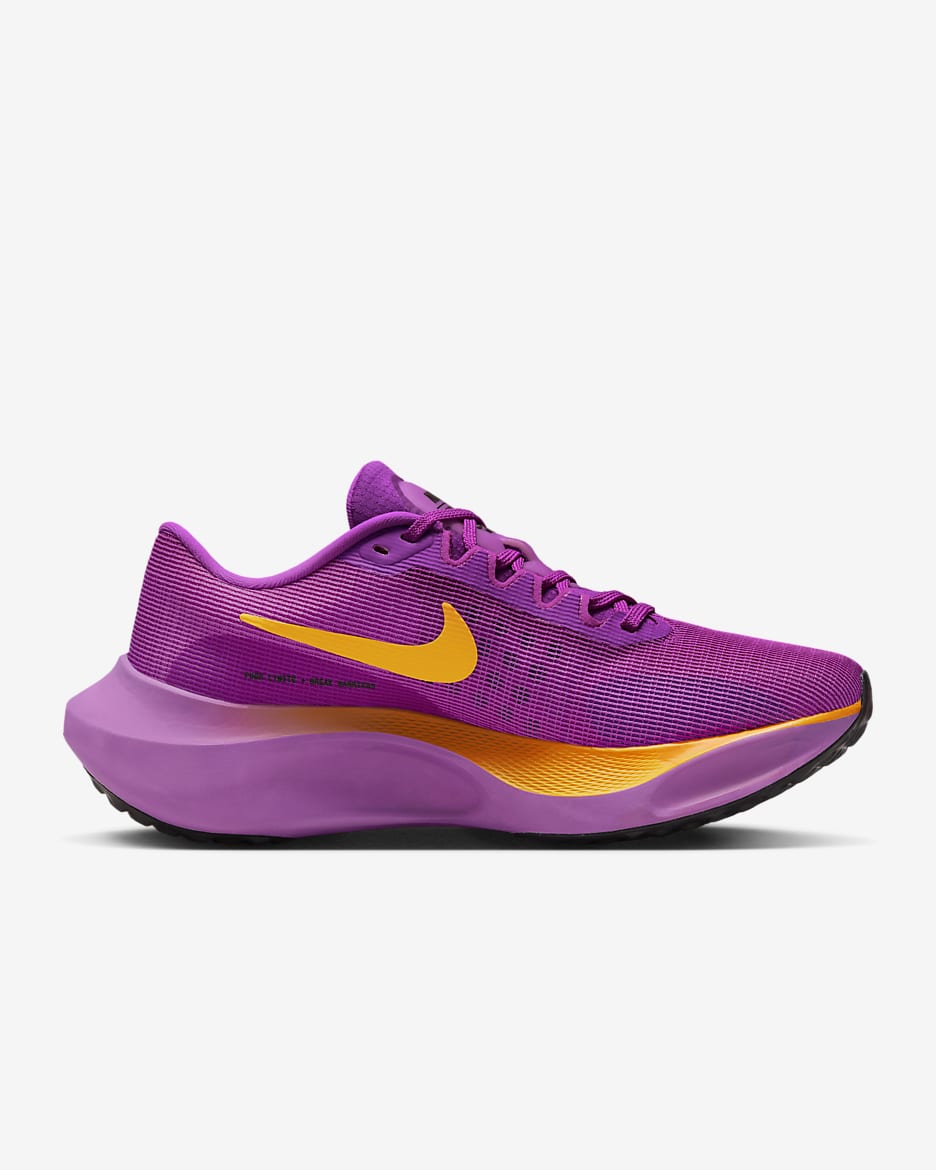 Nike Zoom Fly 5 női országúti futócipő - Hyper Violet/Fekete/Laser Orange