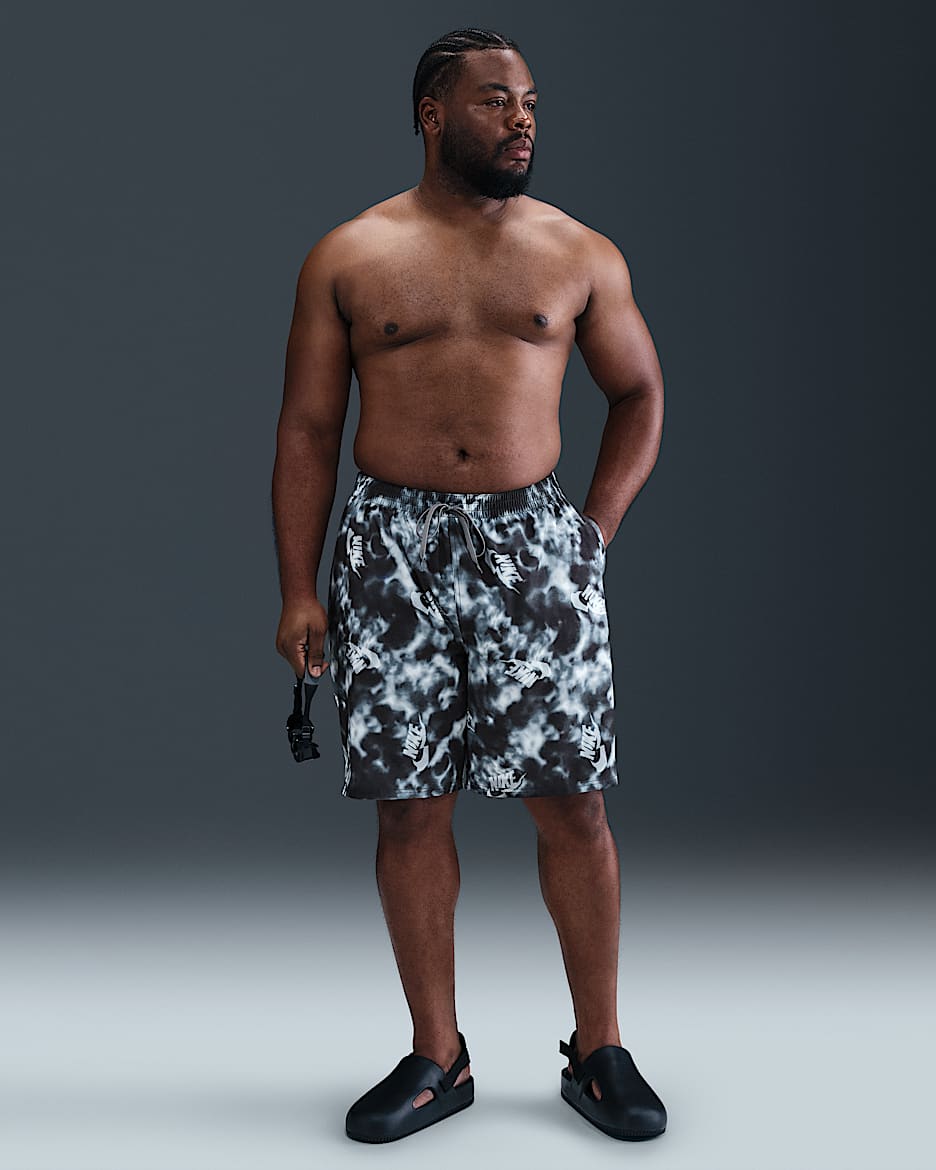Nike Swim Breaker Men's 9" Fully Lined Volley Shorts (Extended Sizing) - Wolf Grey