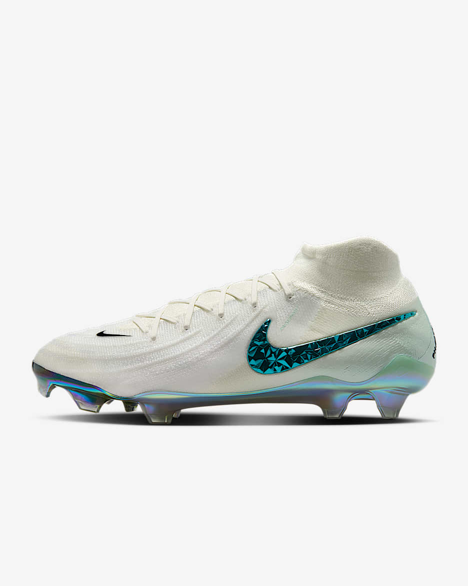 Nike Phantom Luna 2 Elite AS FG High-Top Football Boot - White/Multi-Colour